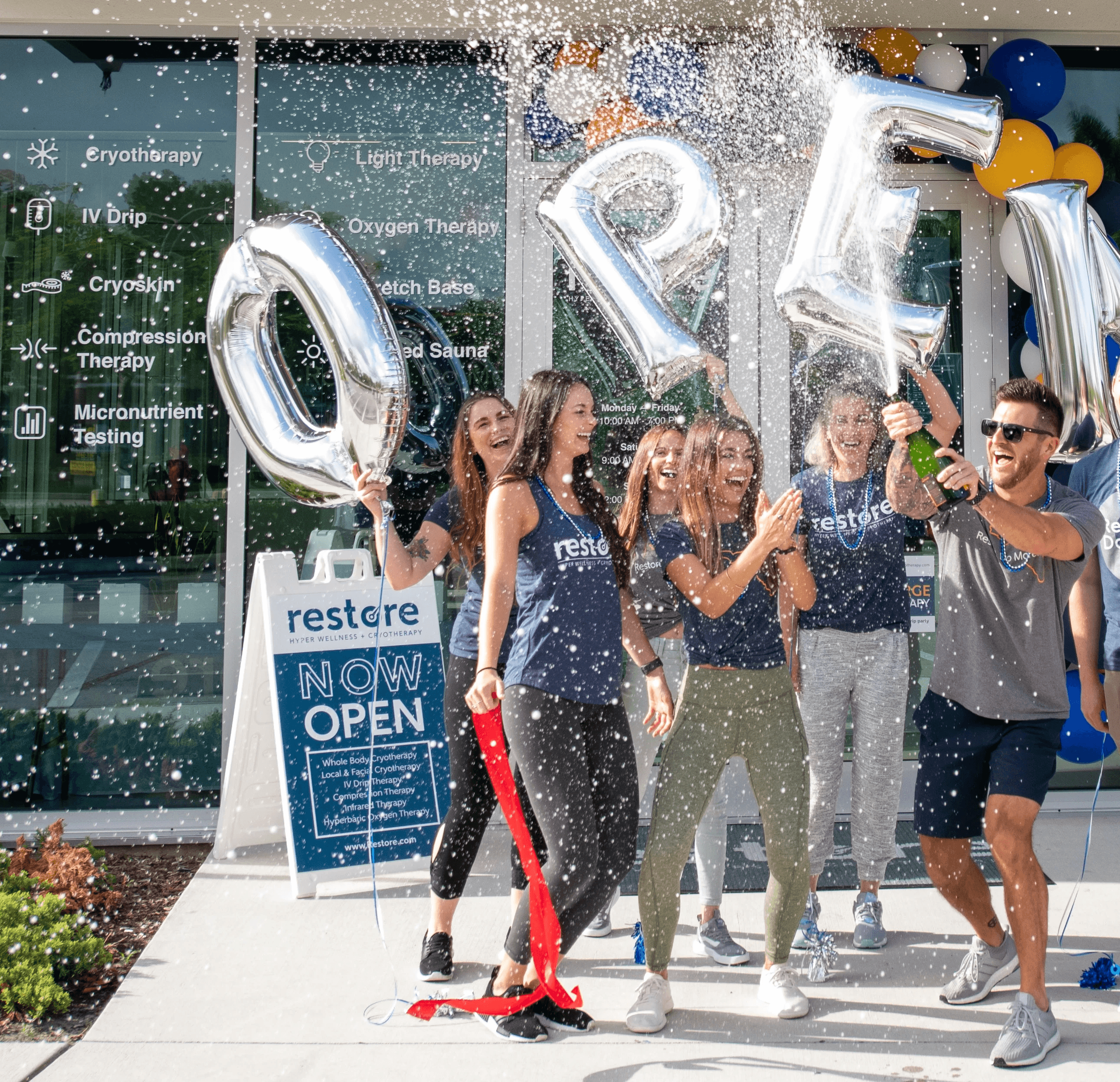 Restore Hyper Wellness grand opening celebration